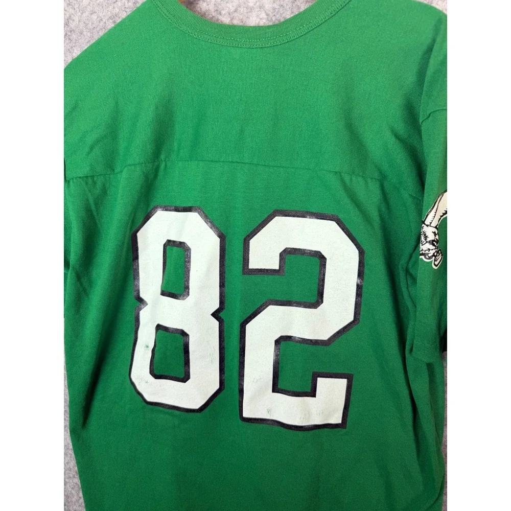Vintage Philadelphia Eagles Tshirt Mens XL Green NFL Football Rawlings 80s NFC